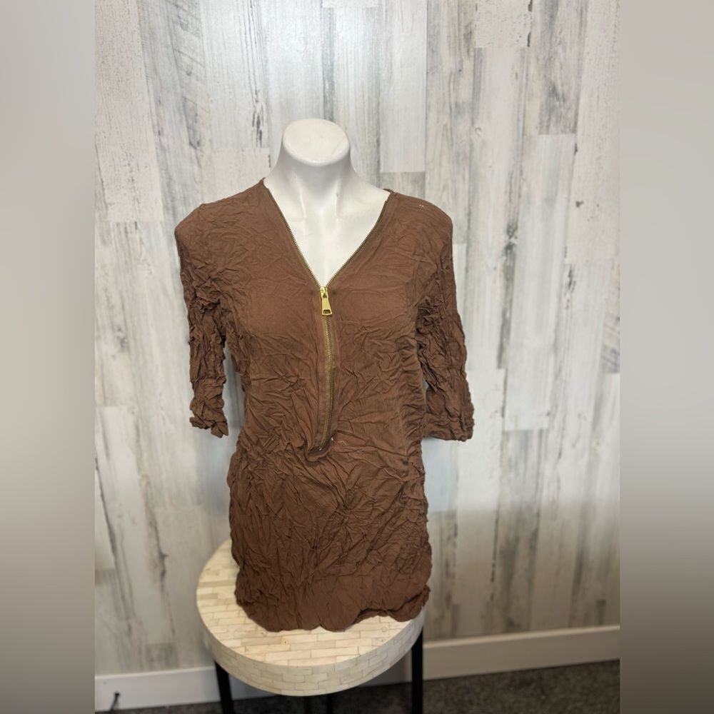 Brown blouse 